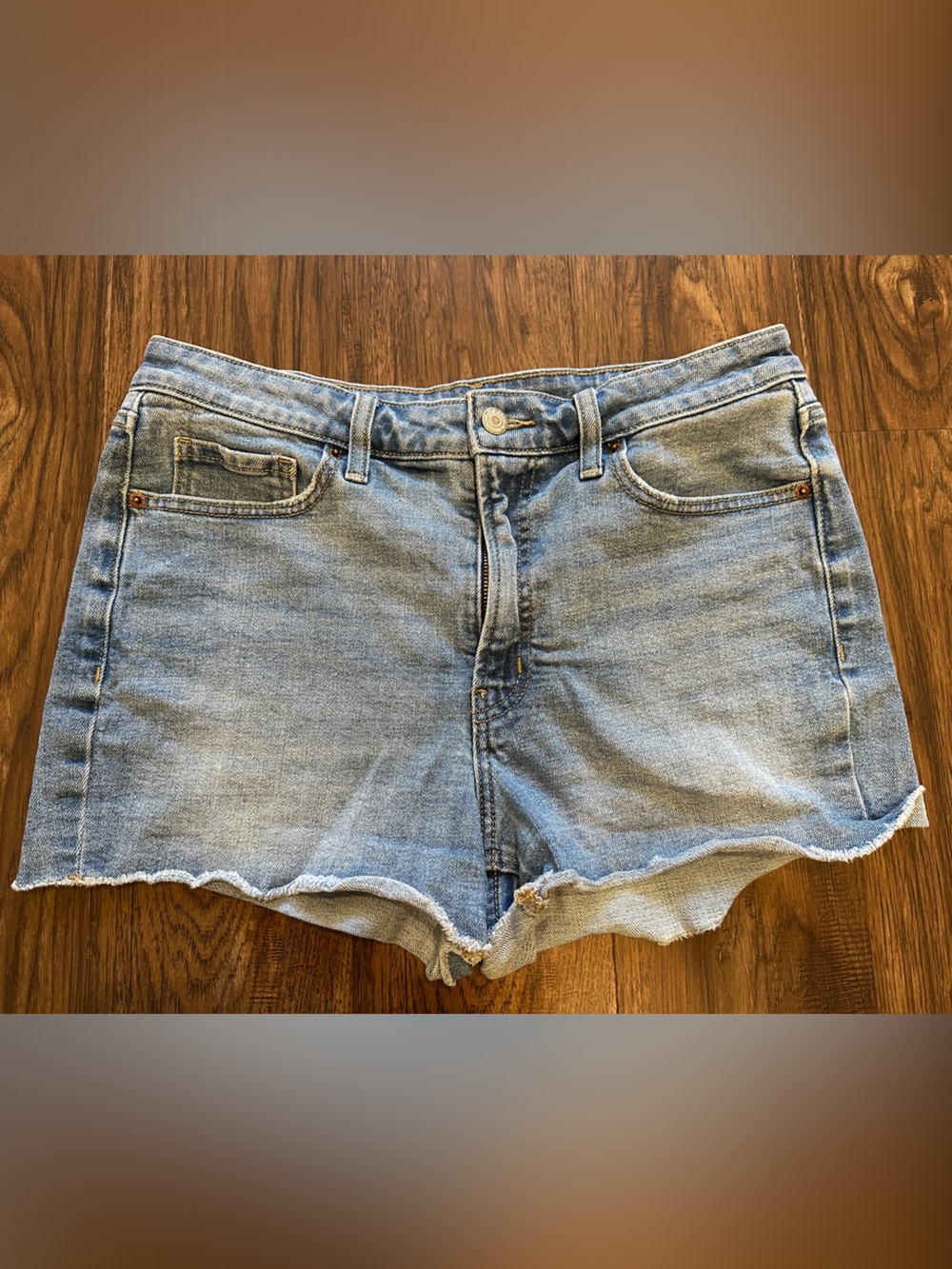 Old Navy Light Blue Denim Cutoff Shorts